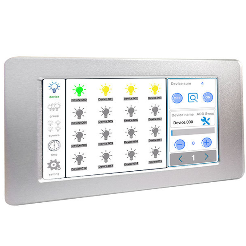 DL103B DC12V DALI 2 Channel Touch Panel Host, DALI Touch Screen Master